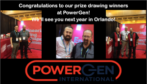 Prize winners at PowerGen2019