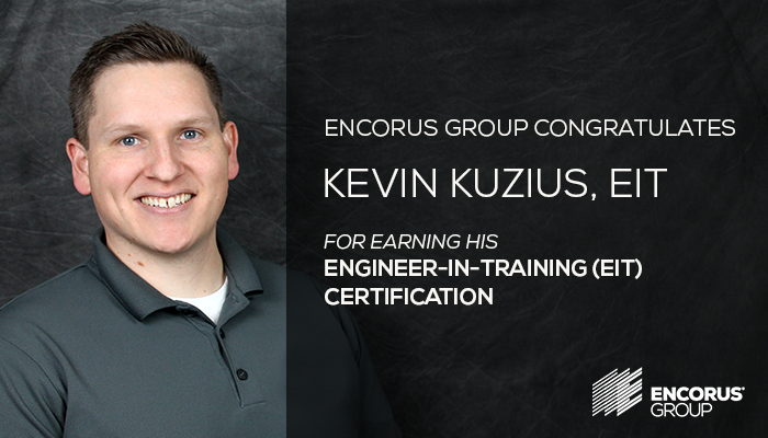 Congratulations Kevin Kuzius, EIT!
