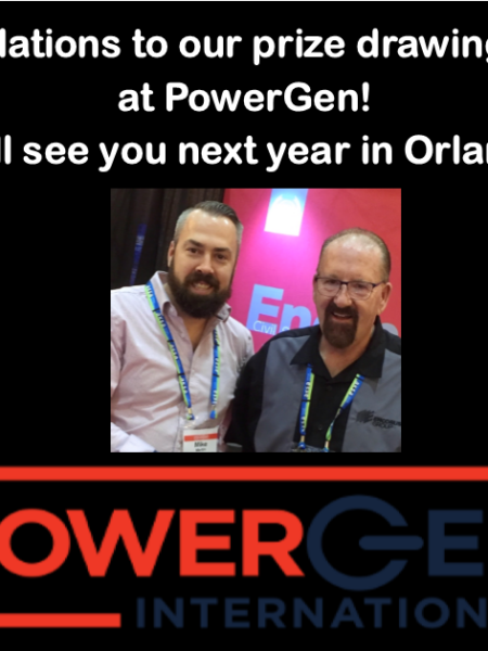 Prize winners at PowerGen2019