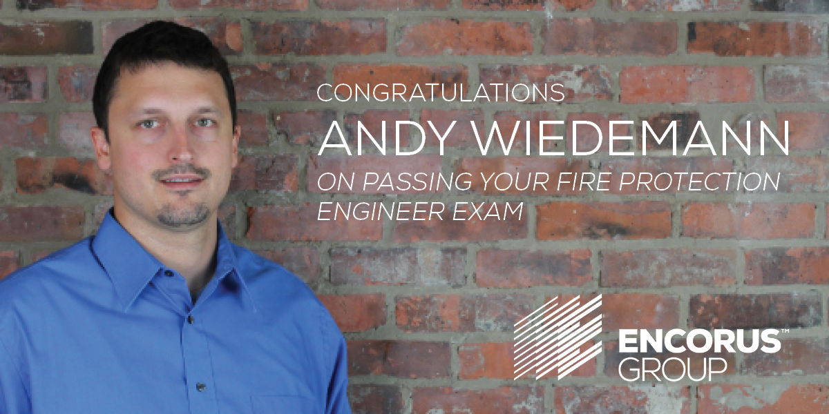 Andy Wiedemann Earns PE License