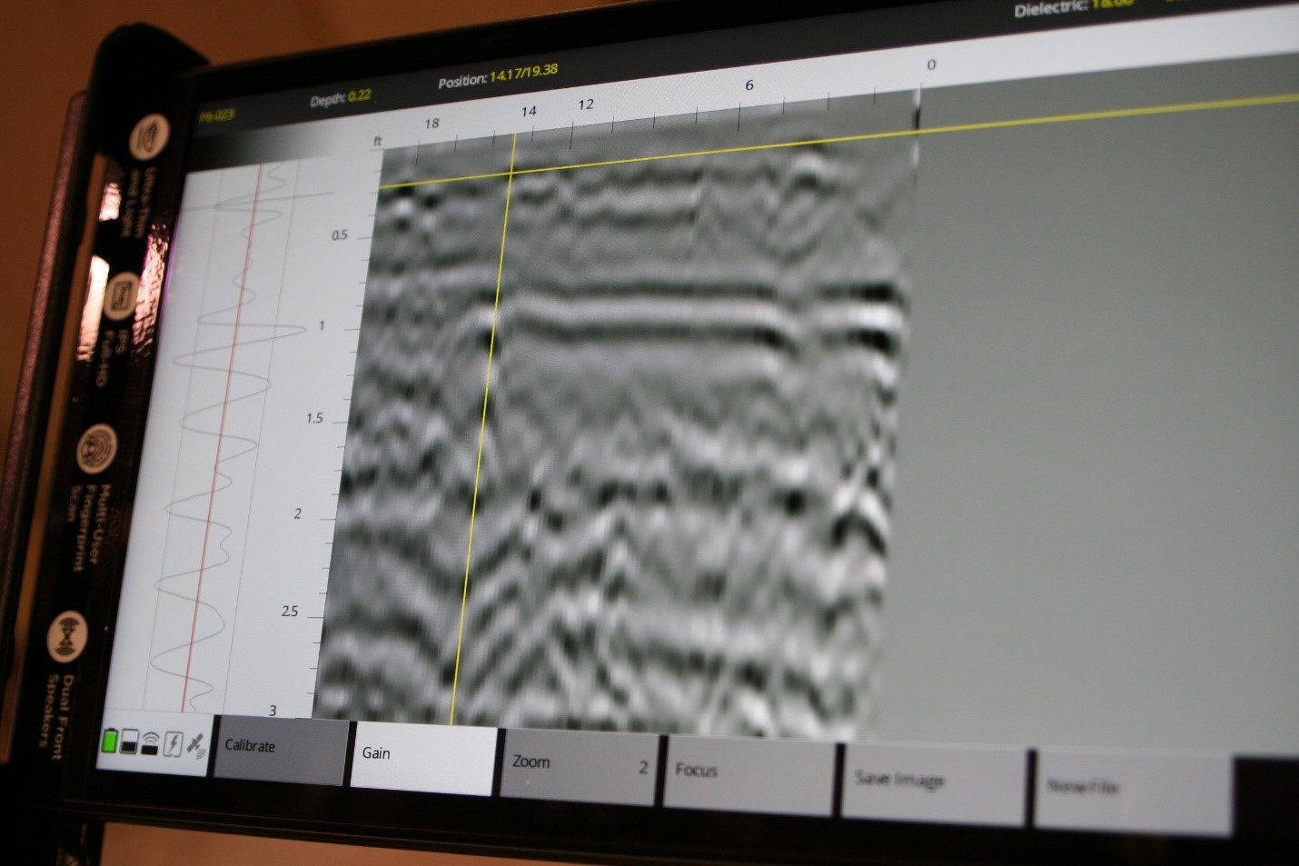 Image of GPR screen